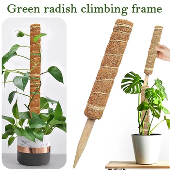 30/40/50 cm Pflanze Klettern Kokos Totem Pole Sichere Gartenarbeit Kokosnuss Stick Für Klettern Pflanzen Reben