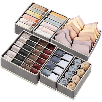 Organizer für Unterwäsche, Socken, BH, Hosen, Schal, Krawatte, Aufbewahrungsbox, Kleiderschrank, Schublade