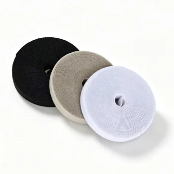5 Meter langes, beidseitig klebendes Klettband, wiederverwendbare doppelseitige Kabelbinder