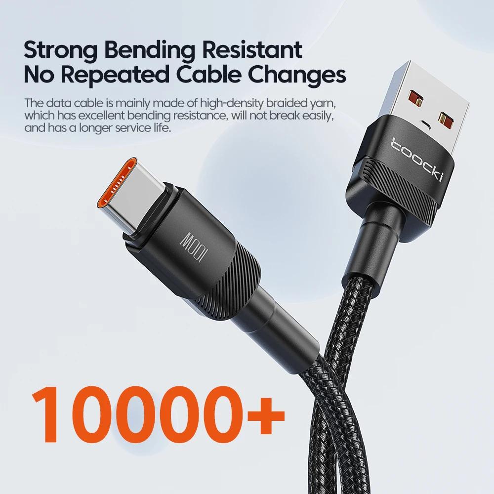 USB-A auf USB-C Kabel 100 W, 6 A, Schnellladen – Bild 5