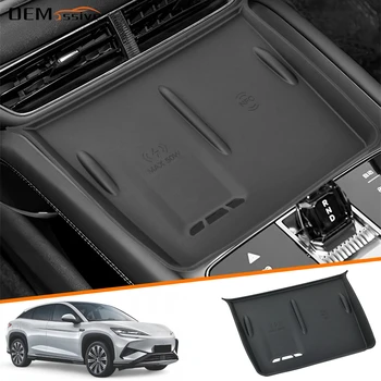 Auto Zentrale Konsole Fach Schutz Pad Drahtlose Lade Matte Palette Zubehör Für BYD Sealion 7 Dichtung 07 EV
