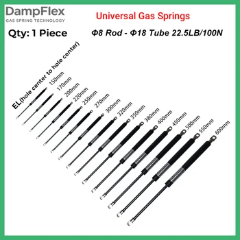 100N/23LB 150-600mm Gasdruckfedern mit Stahlösen Enden Stoßdämpfer Gasfeder Lift Unterstützt Outdoor-Bank