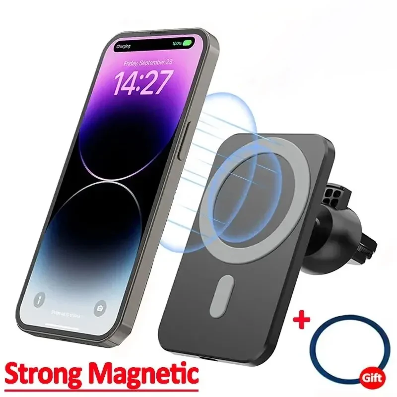 Magnetisches kabelloses Auto-Ladegerät mit Handyhalterung für