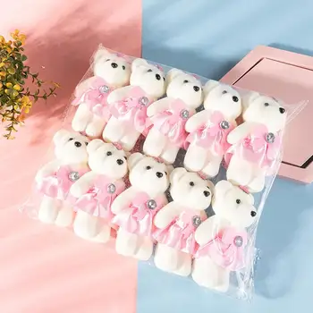 Beutel Bouquet Bär Eis Diamant Bär Valentinstag Geschenk Für Hochzeit Bouquet Niedliche Bär Schöne (10 Stück)