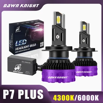 DAWN KNIGHT H11 H7 H4 LED-Scheinwerferlampen P7 PLUS 140 W Leistungsstarke 6000 K 4300 K LED HB3 HB4