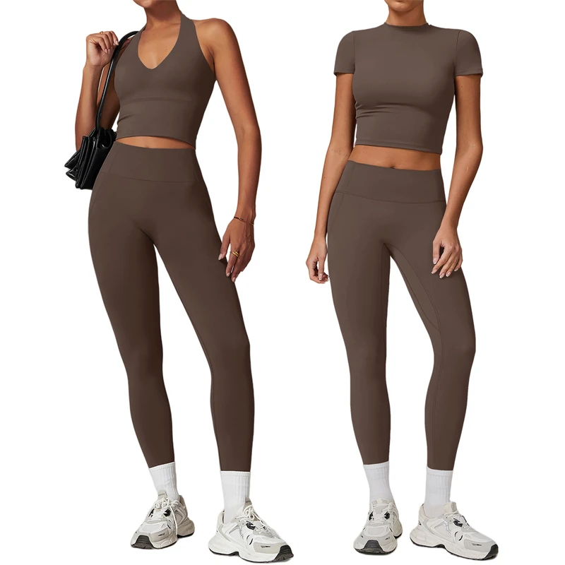 2-teiliges Damen-Yoga-Set, Workout, Sportbekleidung