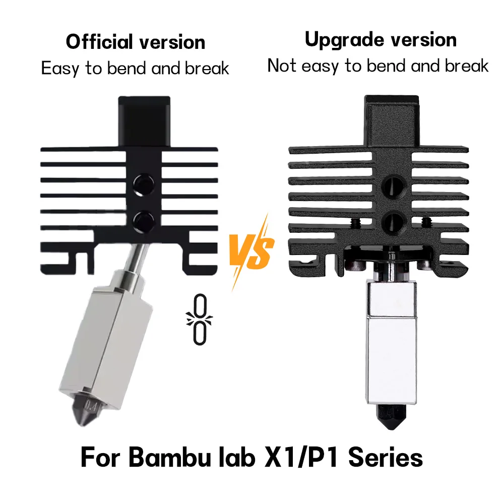 Für Bambu Lab Hotend Upgrade TZ 2.0 Version Gehärtete Düse – Bild 2