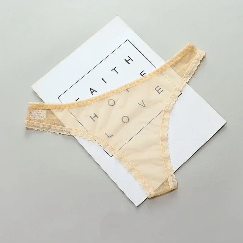 Sexy Transparente Tanga Höschen Frauen Spitze Durchsichtig – Bild 6