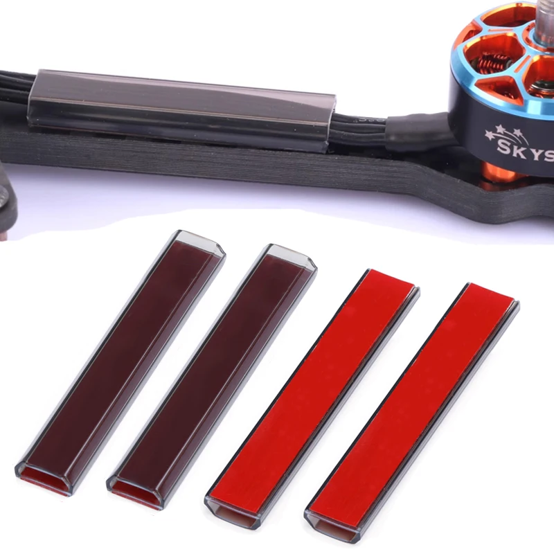 4 stücke RC Bürstenlosen Motor Draht Abdeckung Schutz Rohr