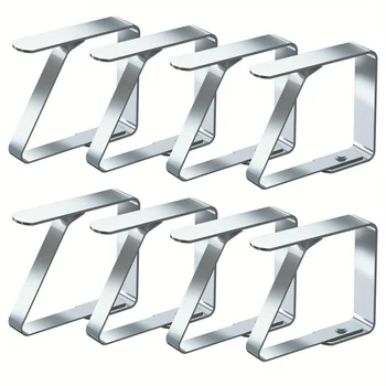 Tischdeckenklammer aus Edelstahl für den Außenbereich mit Tischdeckenklammer aus Metall, Tischdeckenklammer