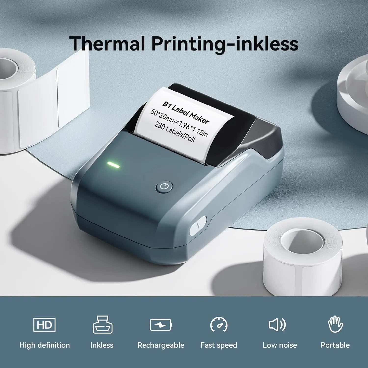 Niimbot B1 Mini-Etikett-Thermodrucker, tragbare – Bild 6