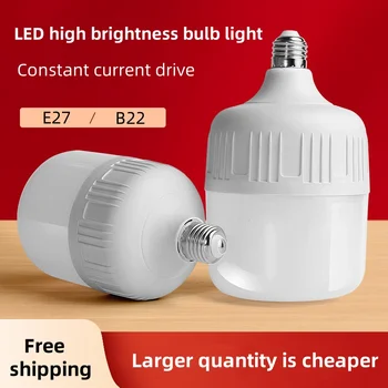 LED-Glühbirne AC 220V E27 B22 LED-Lampe 80W 60W 50W 40W 30W 20W 15W 10W 5W Lampada LED-Licht Bombilla
