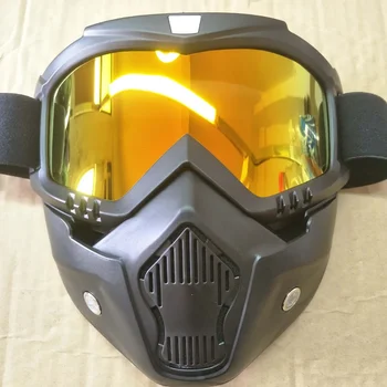 UV400 Schutz Fahrrad Motorradhelm Mech Maske Motocross Sonnenbrille Winddicht Reiten Radfahren Skibrille