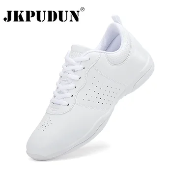 Tanzschuhe, sportlich, modern, Jazz-Schuhe, Sport, Fitness, Fitnessstudio, Weiß, Unisex, wettbewerbsfähig