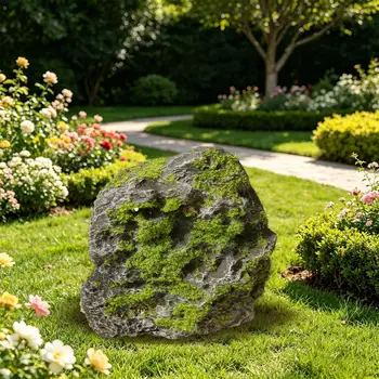 Künstliche Landschaftsfelsen, realistische Moosstein-Dekoration, künstliche Landschaftsfelsen für Garten