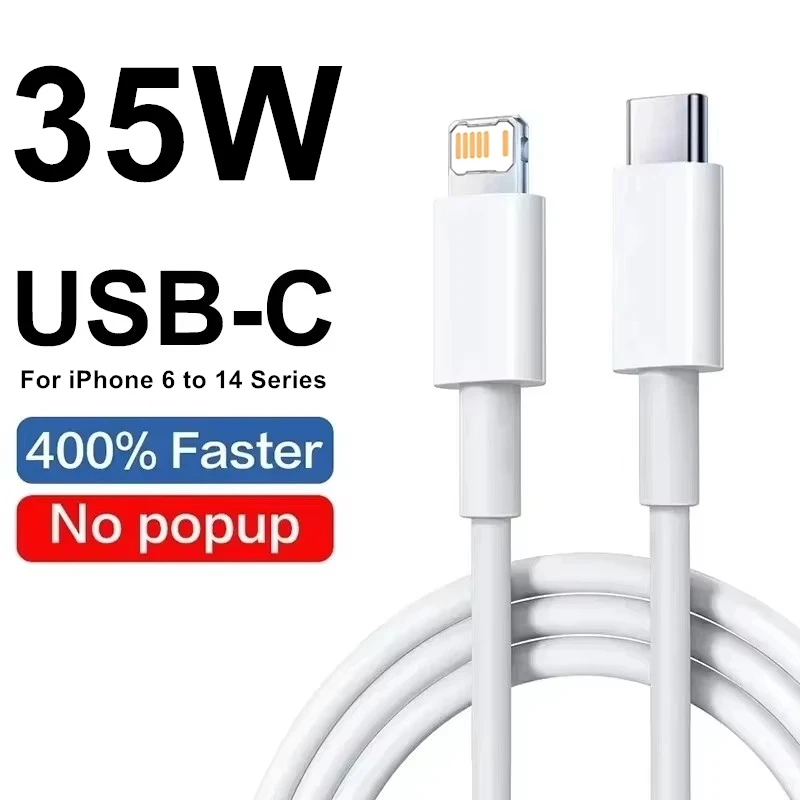 USB-C auf Lightning Kabel 35 W für iPhone, 3er-Set – Bild 2