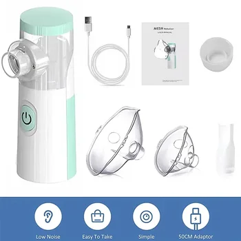 Mini-medizinischer Vernebler, Handvernebler, Ultraschallzerstäuber, tragbarer Stumm-Asthma-Inhalator
