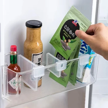 Kühlschrank Lagerung Teiler Partition Bord Versenkbare Kunststoff Lagerung Schiene Küche Flasche Können Regal