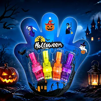 Halloween-Fingerlichter, im Dunkeln leuchtende Handflächenlichter, Leckerli-Spielzeug, Füllmaterial