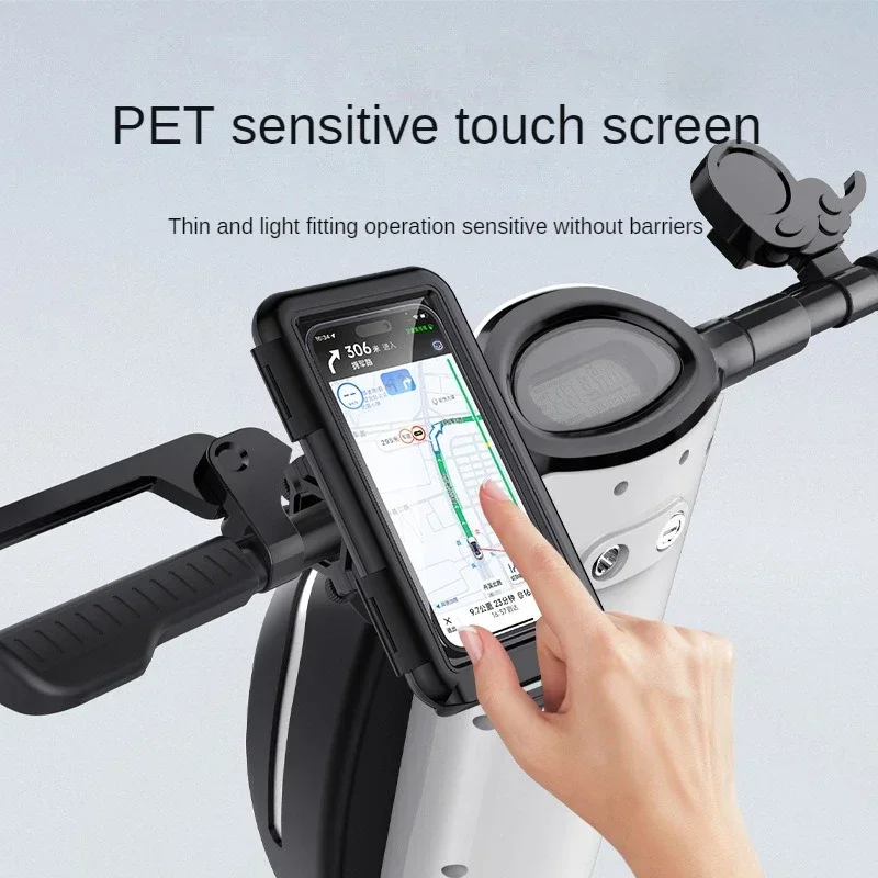 Motorrad Telefon Halter Unterstützung Moto Fahrrad – Bild 3
