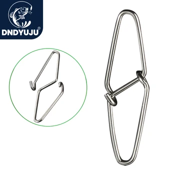 DNDYUJU 50-100PCS Edelstahl Diamant Pin Angeln Wirbel Snap Angeln Locken Pin Angeln Locken Stecker Angeln
