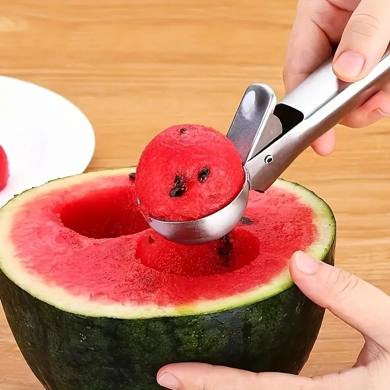 Multifunktionale Eis Scoops Edelstahl Dual-Zweck Scoop Obst – Bild 6