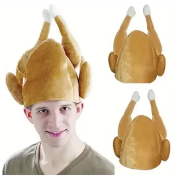 Lustige Karneval Huhn Bein Hut Weihnachten Thanksgiving Dekoration Türkei Hut Erwachsene Karneval Hut Party