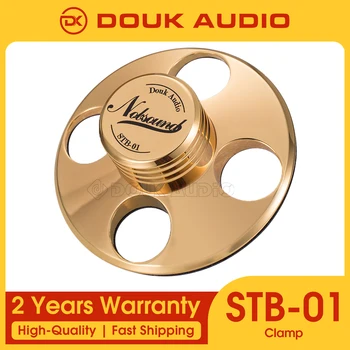 Douk Audio Hi-Fi Schallplatten LP-Disc-Stabilisator Plattenspieler-Vinylklemme Rutschfester Zinklegierung