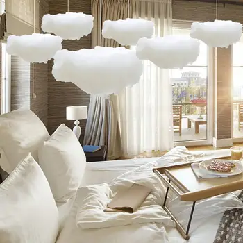 Künstliche weiße Baumwolle Wolke Hochzeit Hintergrund Dekor Requisiten Hintergrund T Bühne Geburtstag Party