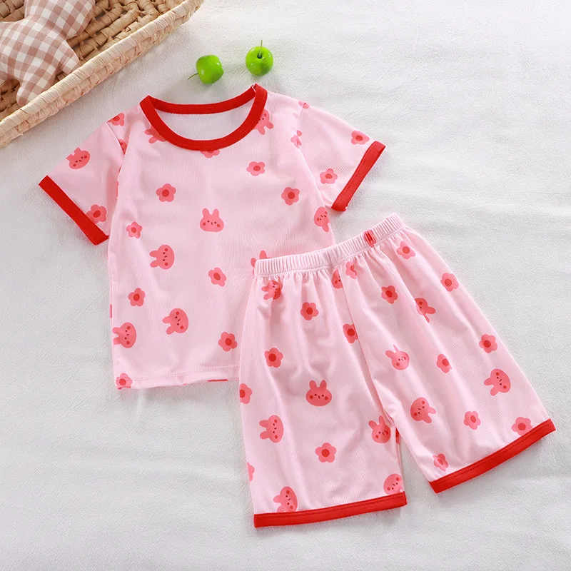 Baby Pyjamas Sets Kind Pyjamas Kleinkind Kurzarm Baby – Bild 3