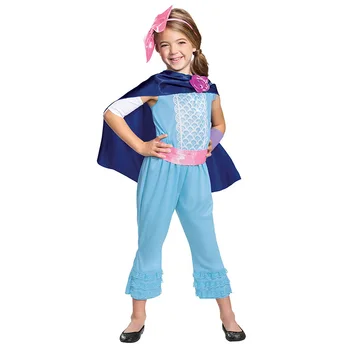 Anime Bo Peep Cosplay Kostüm Kleider für Mädchen Halloween Outfits Karneval Kinder Bühnenauftritt Shepherdess