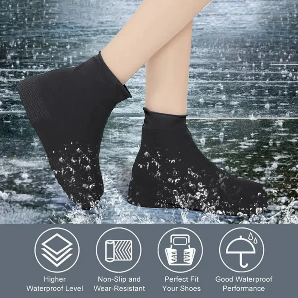 Regenschuhüberzüge, wasserdichte Abdeckungen für Schuhe – Bild 2