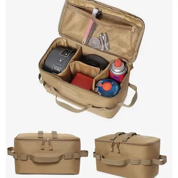 Outdoor-Camping-Aufbewahrungstasche mit großem Fassungsvermögen - Werkzeugtasche mit Erdnägeln