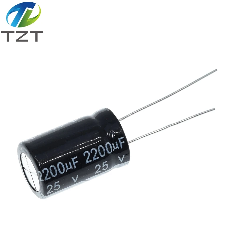 10 Stück Aluminium-Elektrolytkondensator 2200 uF 25 V 10 * 20 – Bild 3