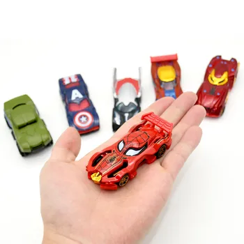 Jungen-Spielzeugauto aus Legierung, Schiebe-Heldenauto, Simulationsmodell, Druckguss-Miniaturauto