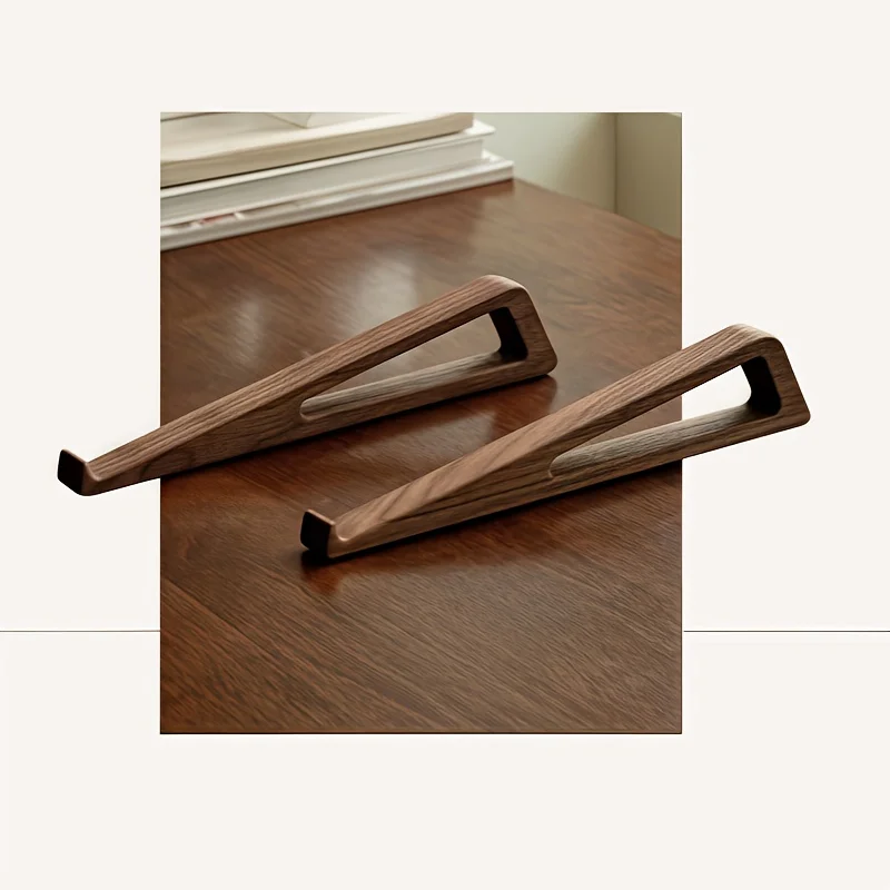 Tragbarer, faltbarer Laptopständer aus Holz, ergonomisch 12 ° – Bild 3