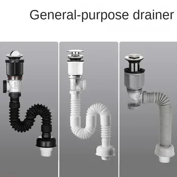Küche Badezimmer Waschbecken Abflussrohr Bad Flexible Universal Waschbecken Abflussschlauch Waschbecken Becken