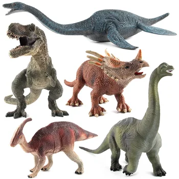 PVC-Jurassic-Dinosaurier-Welt-Actionfiguren Dekoration Tyrannosaurus Brachiosaurus Rex Modellspielzeug