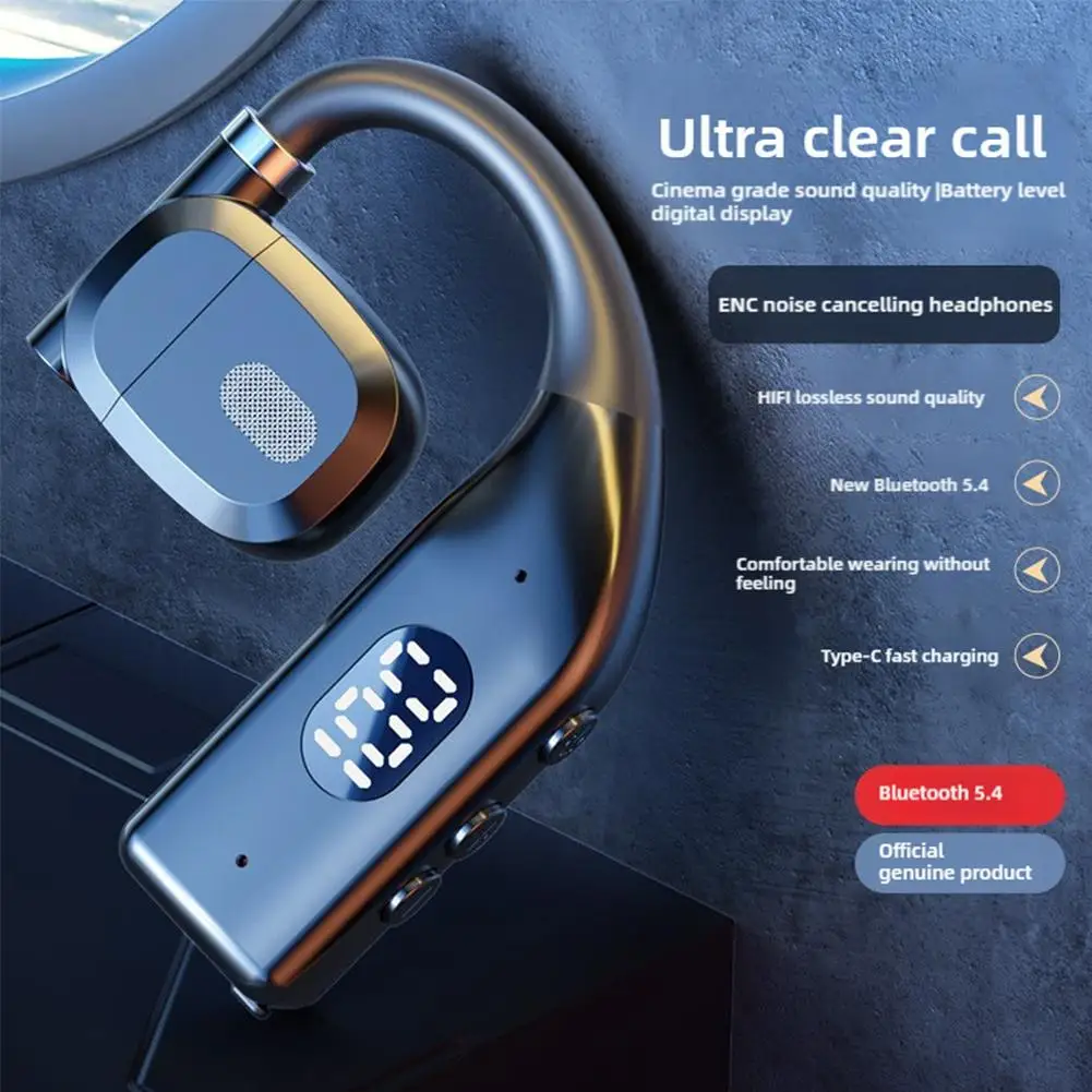 Ohrbügel Drahtlose Bluetooth 5,4 Kopfhörer Gaming Sport – Bild 4