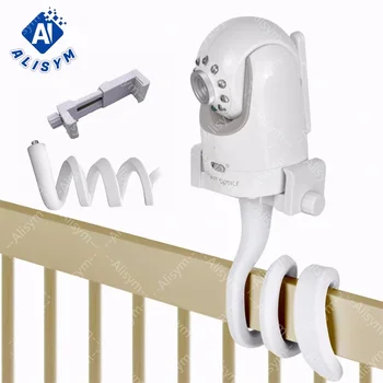 Universal Baby Monitor Bett halterung Multifunktion kamera halter 1/4 Schraube flexibler Clip Schlauch Kamera