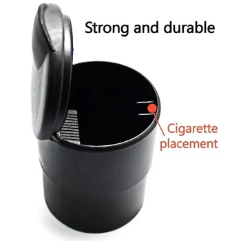 Auto LED Licht Aschenbecher Müll Münze Lagerung Tasse Container Zigarre Aschenbecher Halter Auto Innen Zubehör