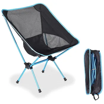 Ultraleichter Campingstuhl, tragbarer Klappstuhl für Reisen, Outdoor-Camping, faltbarer Hocker, Strand