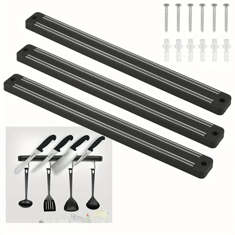 Ein magnetischer, an der Wand montierter Messerhalter – Bild 3