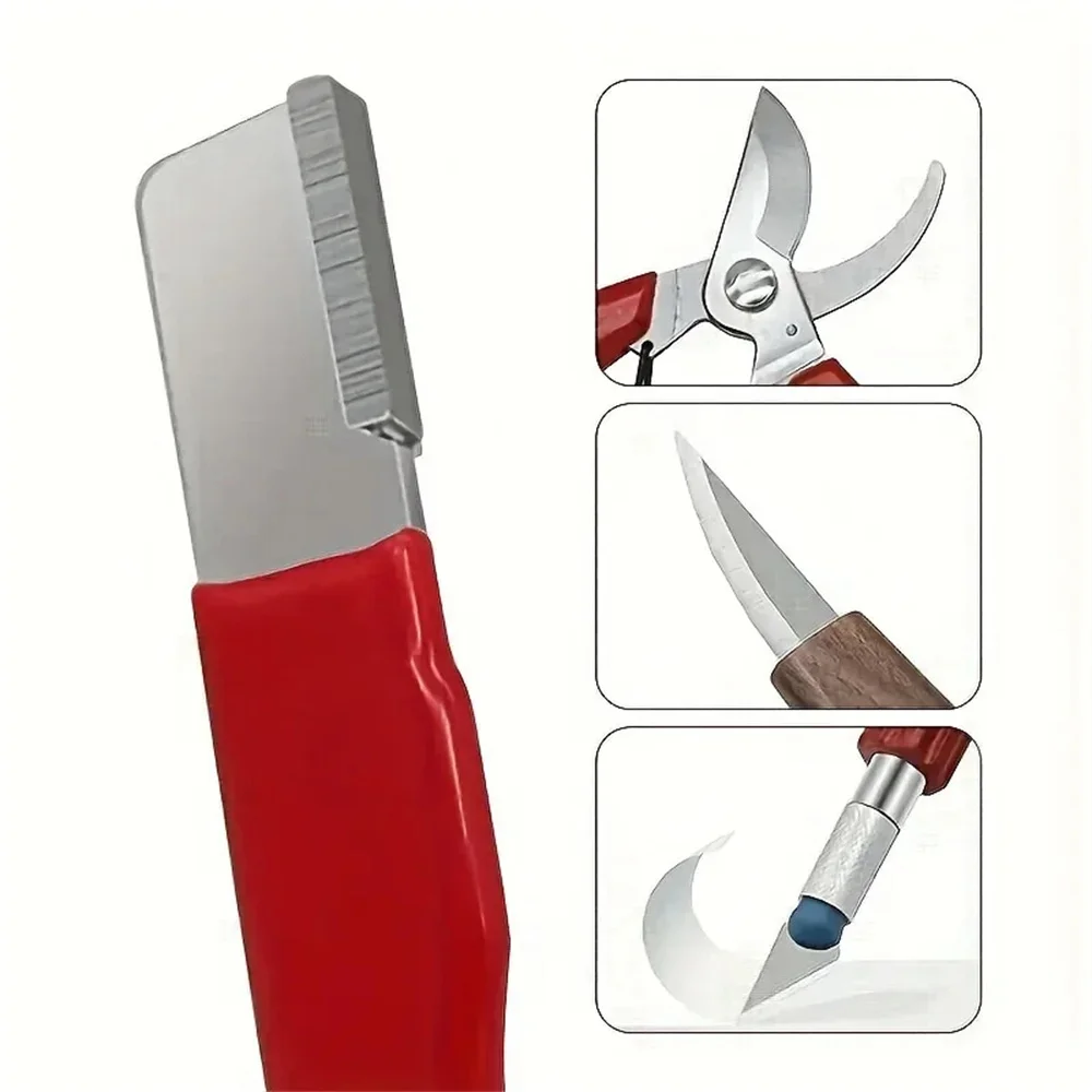 Professionelle Metall Messer Spitzer Schere Spitzer Handheld – Bild 5