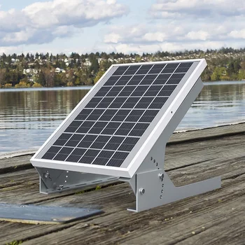Solarpanel-Halterung - 13,8-Zoll-Ständer, winkelverstellbar (0-60 Grad), Montagehalterungen für 1 Solarpanel