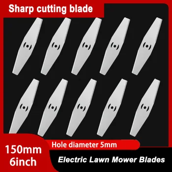 150 mm Ersatz-Sägeblatt aus Legierung, Metall-Trimmerkopf für wiederaufladbare Batterie, Rasenmäher