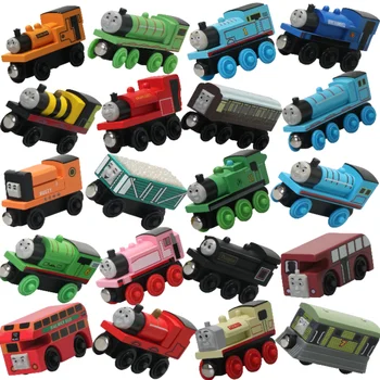 Thomas And Friends Holzzüge Magnetische anschließbare Gleiszüge Spielzeug Handel Molley Lady Diesol Oliver