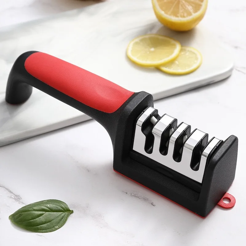 Küchenmesser mit 3/4 Segmenten und Geschenk-Schärfer – Bild 2