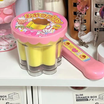 Fütterung Pudding Fütterung Spielzeug Nette Rosa Gelee Erdbeere Pudding Set Desktop Ornament Modelle