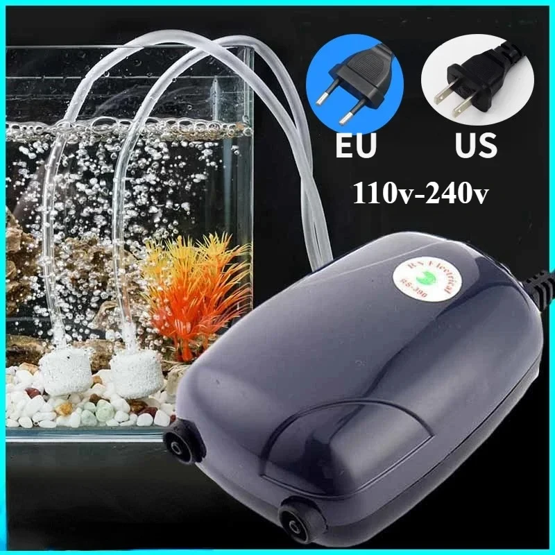Aquarium-Luftpumpe, Aquarium-Mini-Kompressor, einzelner